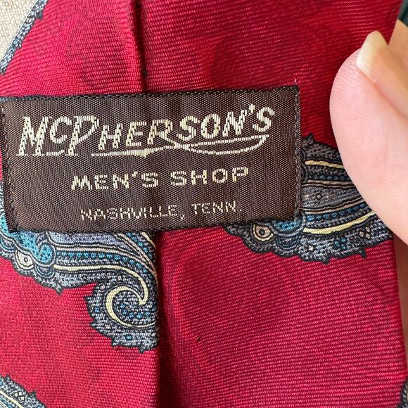 Lot of 5 Vintage 100% Silk Ties: Guy Laroche Polo Ralph Lauren, Alexander Julian - Picture 3 of 16